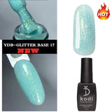 2 in 1 Glitter Nail Polish Base