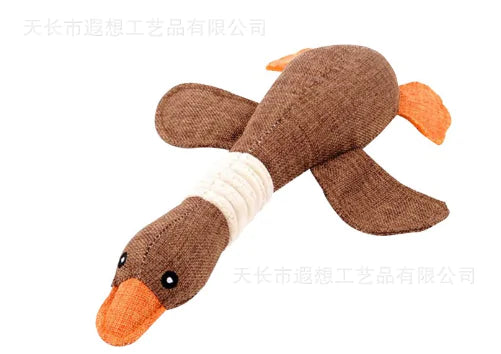 Cloth Goose Squeek Toy