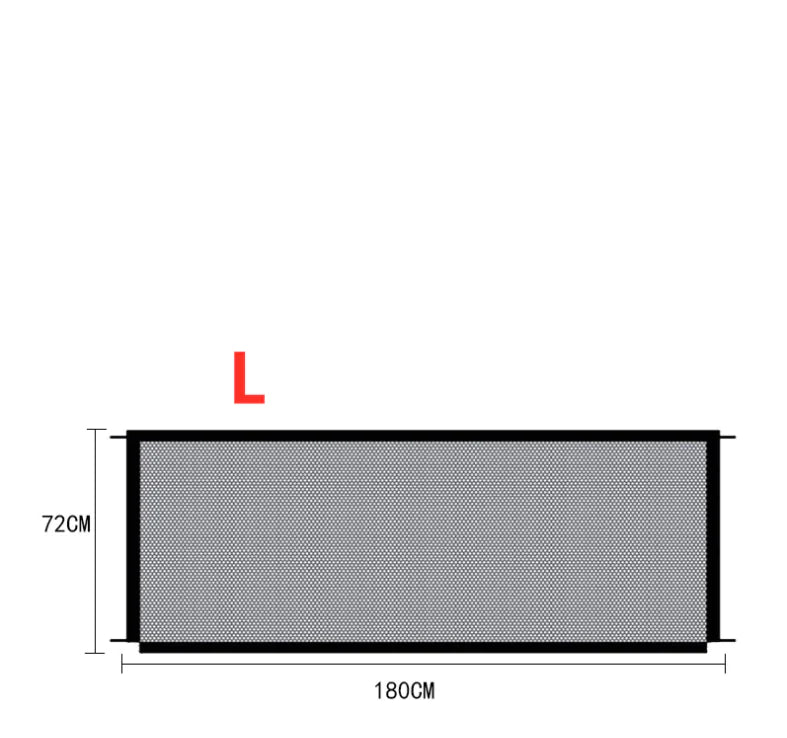 Black Foldable Pet Safety Gate