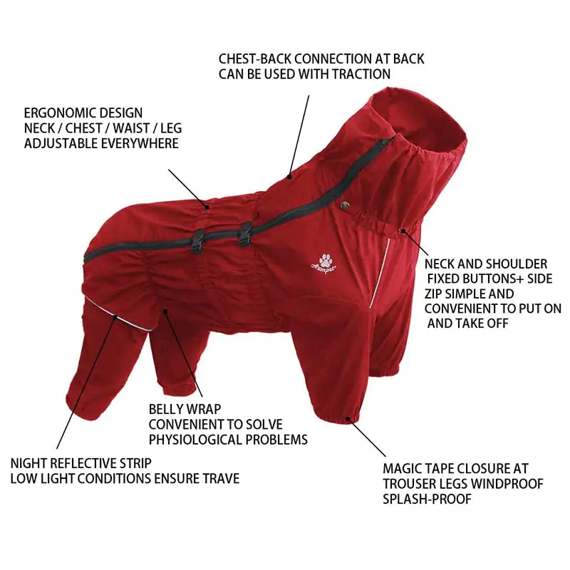 Outdoor Waterproof Dog Coat