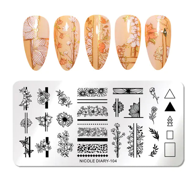 Nail Art Stamping Plates