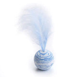 Cat Toy Feather Ball