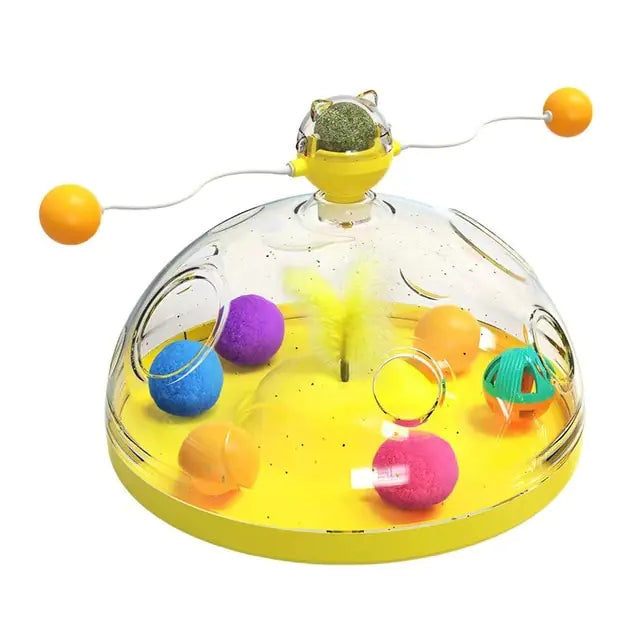 Multi-functional Turntable Pet Toys