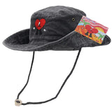 Foldable Cotton Embroidered Bucket Hat