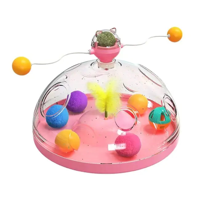 Multi-functional Turntable Pet Toys