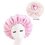 Women Satin Sleeping / Shower Cap