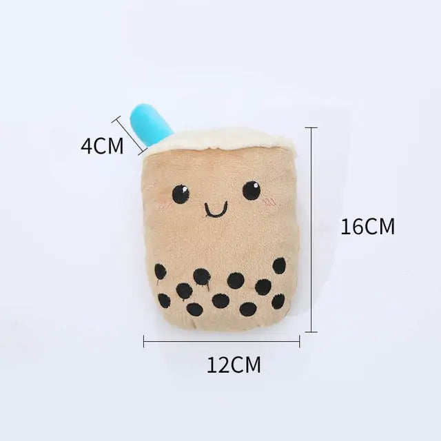 Milk Shake Shaped Pet Plush Toy