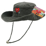 Foldable Cotton Embroidered Bucket Hat