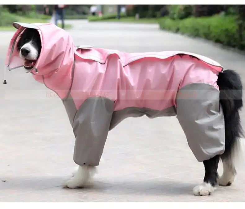 Dog Waterproof Raincoat Jumpsuit