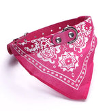 Leather Adjustable Scarf Pet Collar