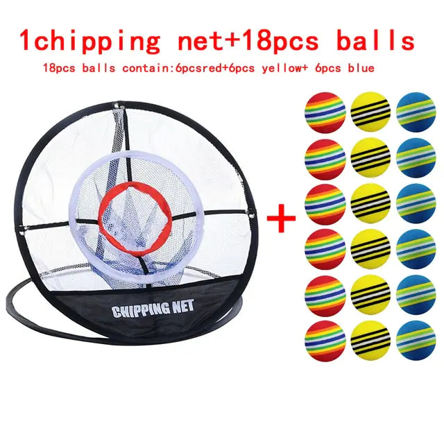 Indoor/Outdoor Golf Chipping Net Swing Trainer