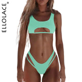 High Cut Hollow Out Micro Swimwear