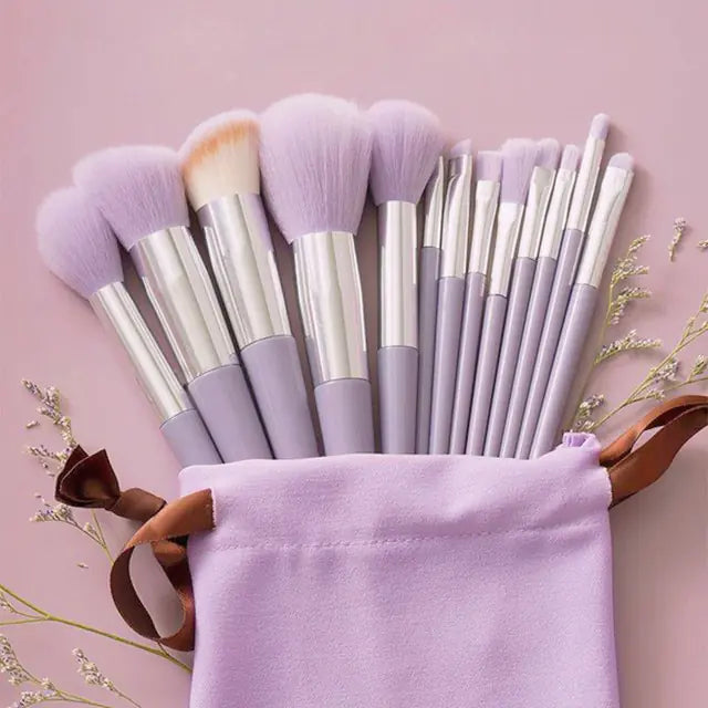 Soft 'N' Fluffy Makeup Brushes Set 13pcs