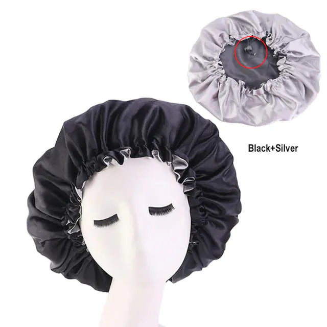 Women Satin Sleeping / Shower Cap