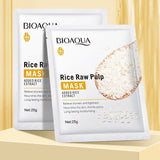 Bioaqua Face Care Sheet Masks Rice Nourishing Moisturizing Female Facial Beauty Product for Korean Skin One Piece Free Shipping