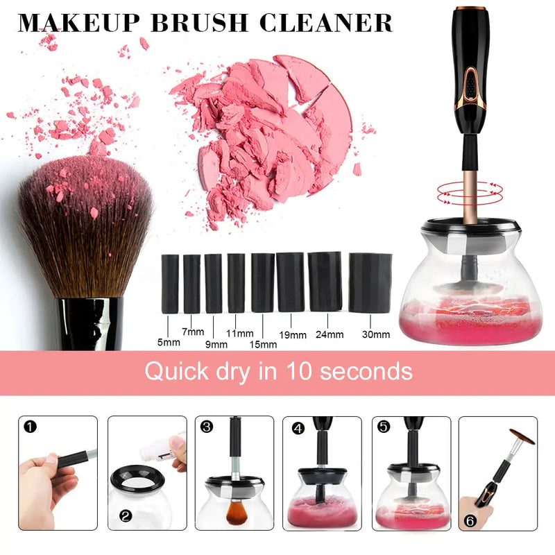 Automatic Makeup Brush Cleaner and Dryer