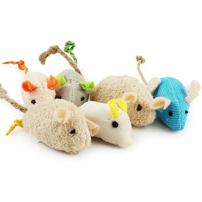 6pcs Mixed Catnip Toys