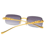 Rimless Square Sunglasses