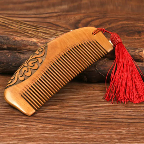 Boutique Old Peach Wood Comb