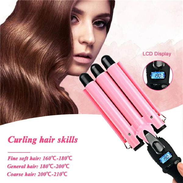 3 Barrel Hair Curling Iron