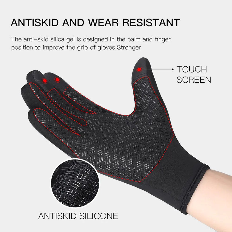 Unisex Touchscreen Thermal Full Finger Gloves