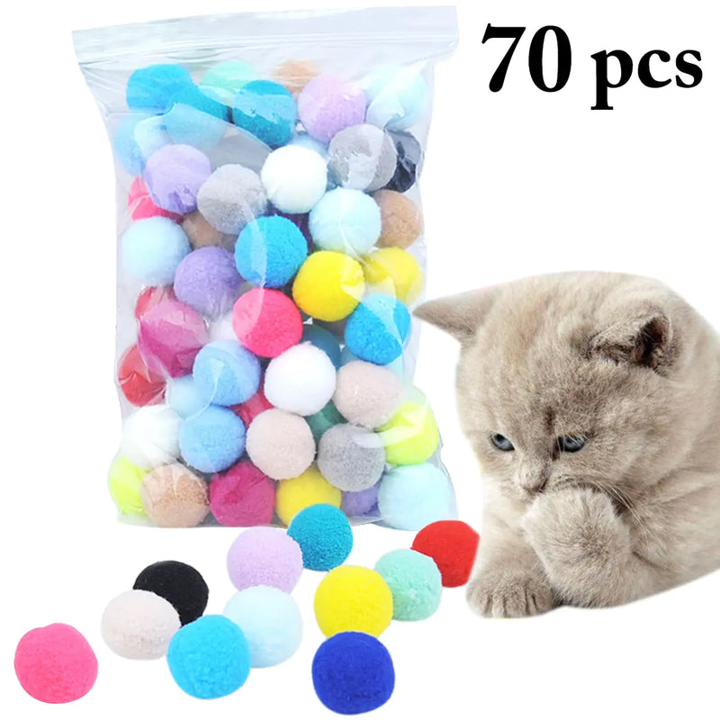 Pom Pom Chew Ball Cat Toy