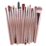 15 Piece Brush Makeup Kit