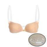 Invisible Push-Up Silicone Bra