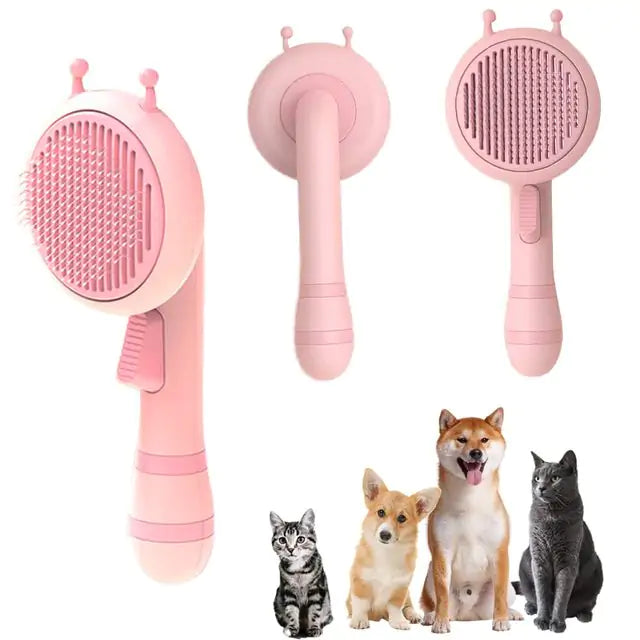 Self Cleaning Pumpkin Pet Brush