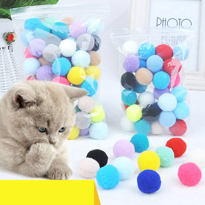 Pom Pom Chew Ball Cat Toy