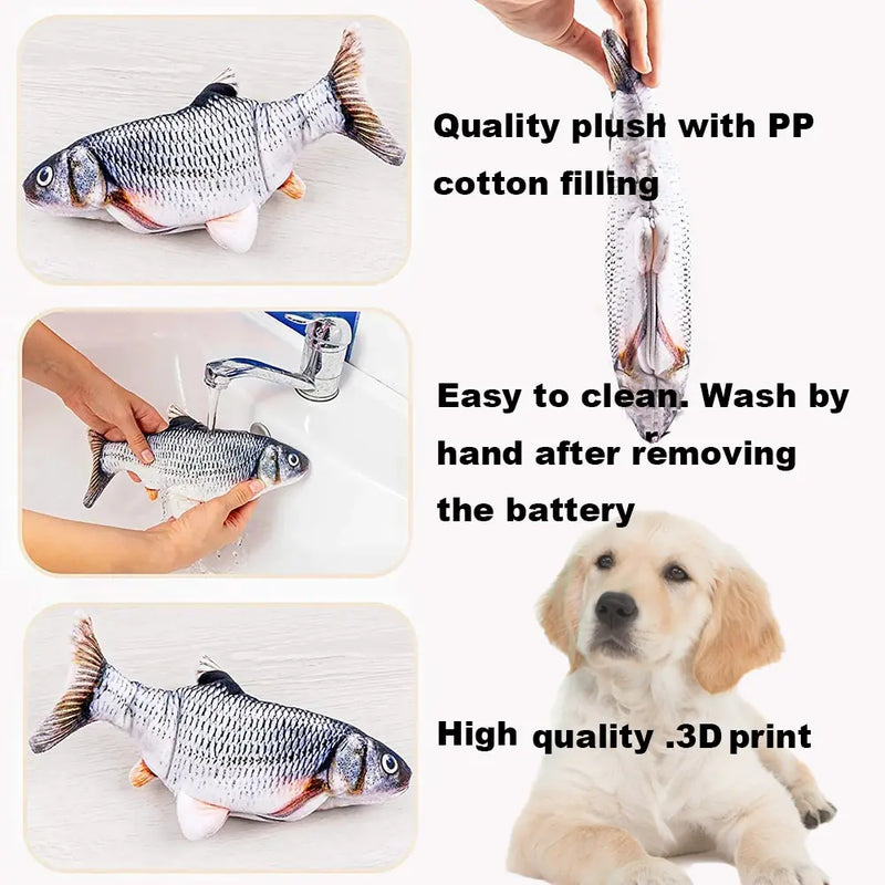 Pet Interactive Electronic Floppy Fish Toys