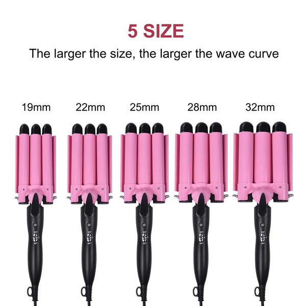 3 Barrel Hair Curling Iron