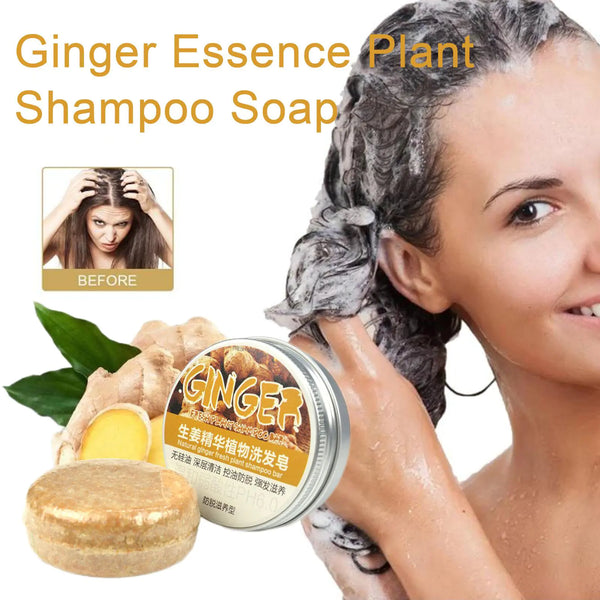 Ginger Polygonum Soap Hair Growth Shampoo