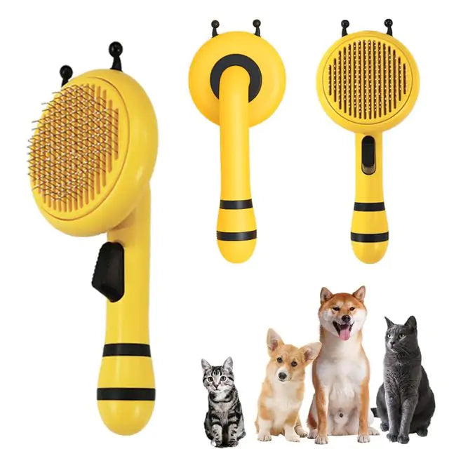 Self Cleaning Pumpkin Pet Brush