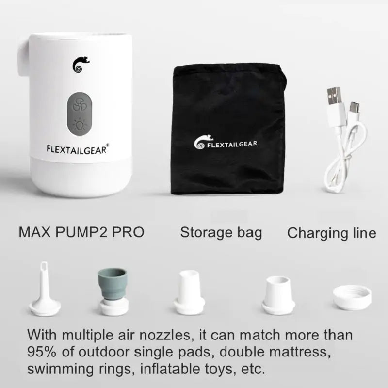 Max Pump Pro 4-in-1 Portable Mini Air Pump Electric Inflator