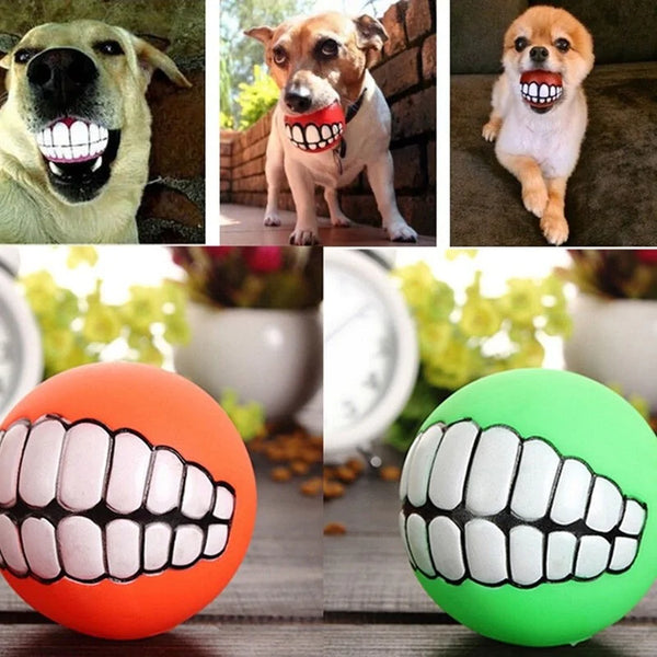 Silicon Chew Ball Teeth Toy for Large Breeds