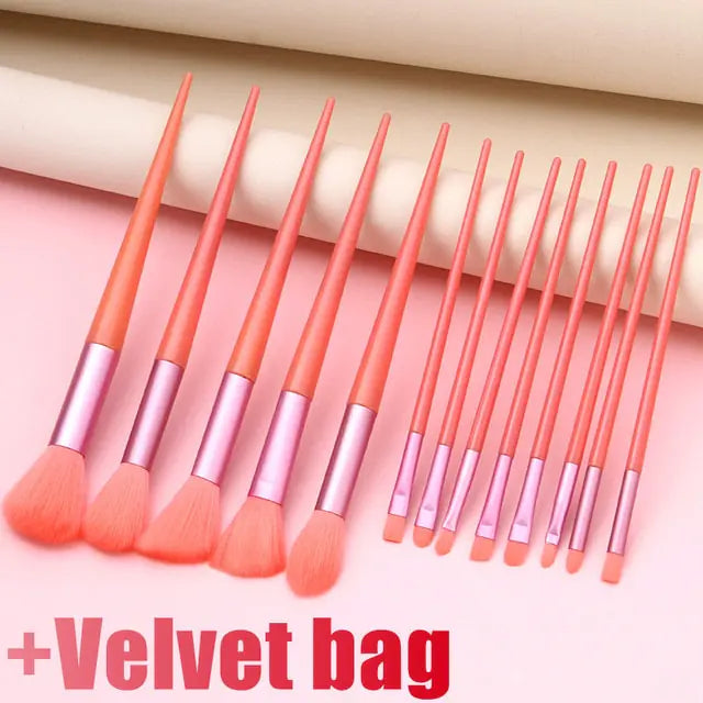 Soft 'N' Fluffy Makeup Brushes Set 13pcs