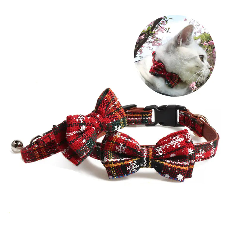 Red Striped Puppy/Cat Collar