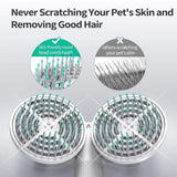 Negative Ionic Dual Head Pet Brush