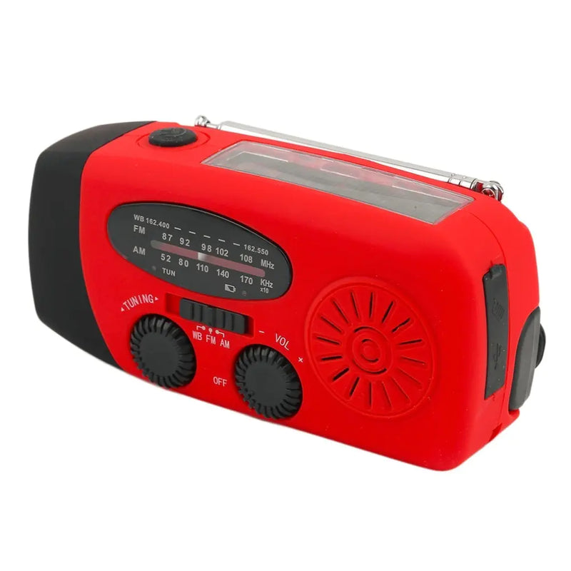 Portable Emergency Radio LED Flashlight