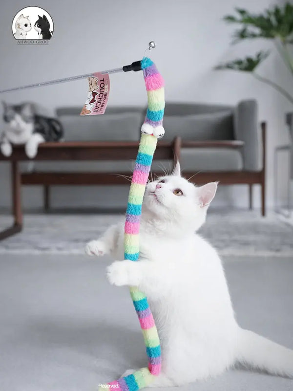 Interactive Funny Caterpillar Cat Toy