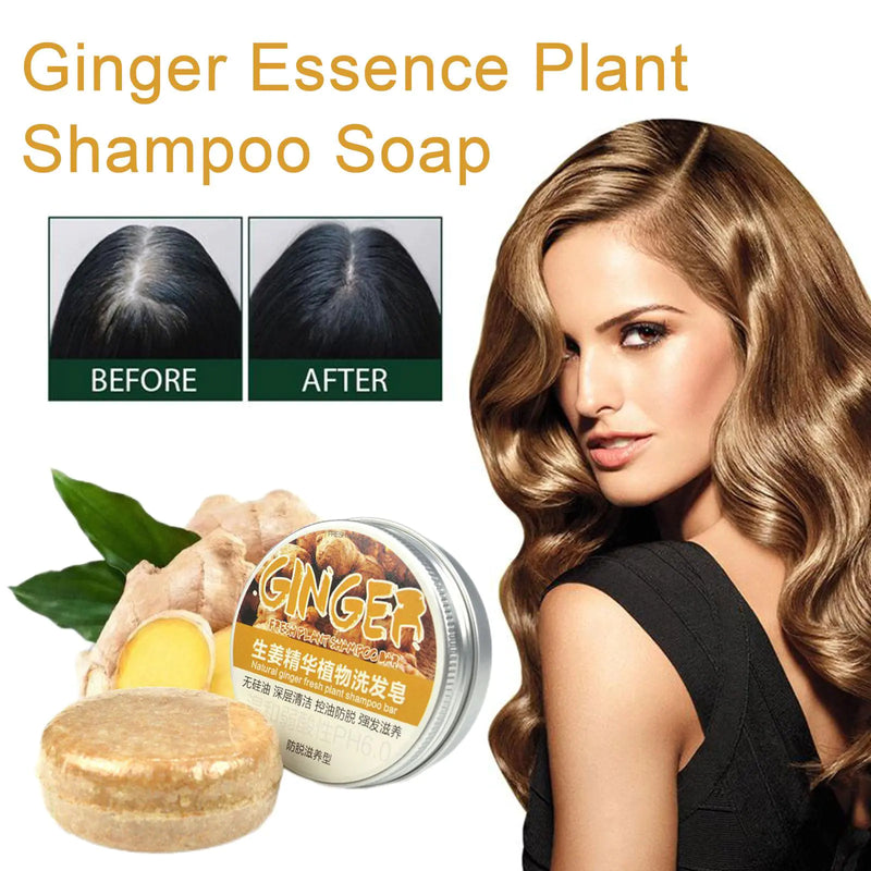 Ginger Polygonum Soap Hair Growth Shampoo