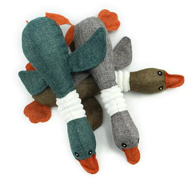 Cloth Goose Squeek Toy