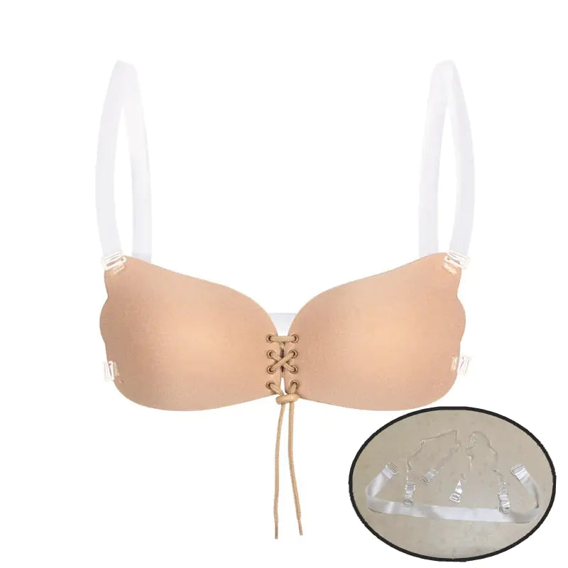 Invisible Push-Up Silicone Bra