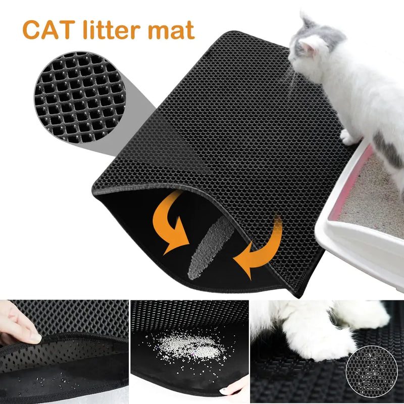 Waterproof Non-slip Kitty Litter Mat