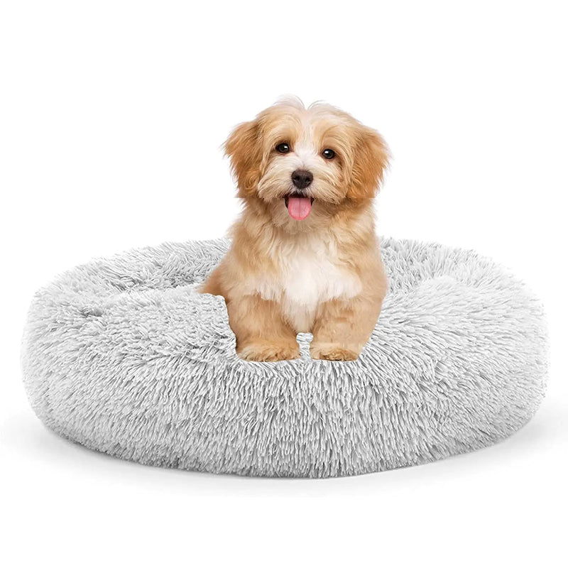 Pet Calming Plush Bed