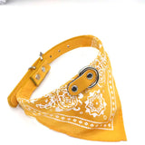 Leather Adjustable Scarf Pet Collar