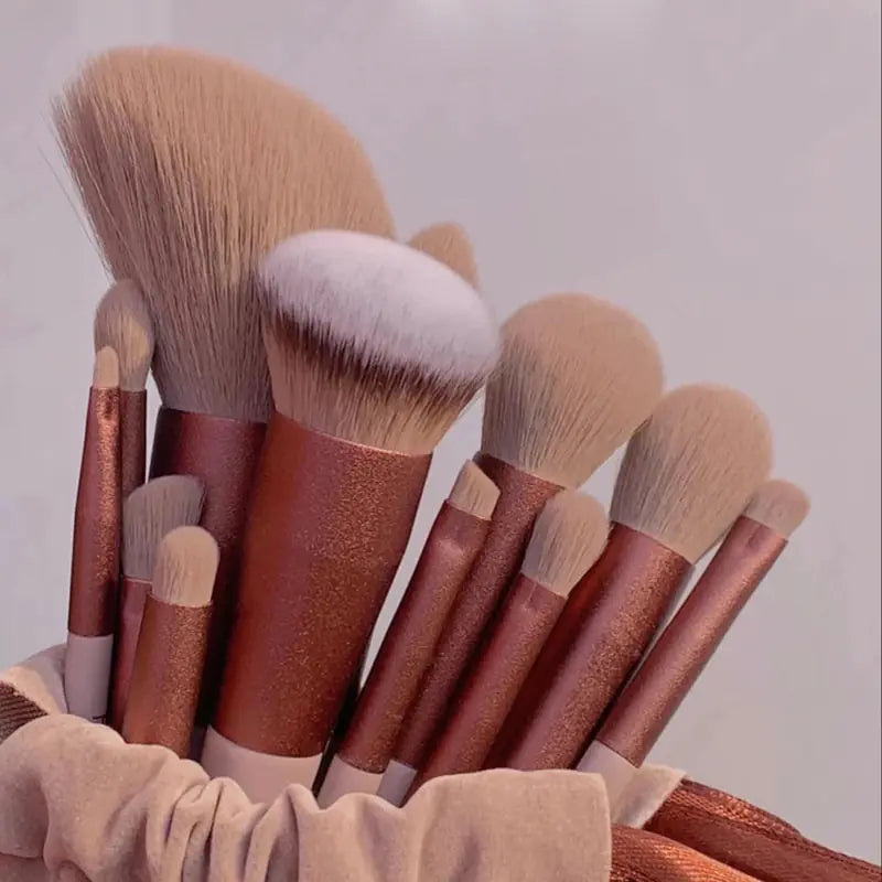 Soft 'N' Fluffy Makeup Brushes Set 13pcs