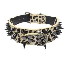 Spiked Studded Leather Collars