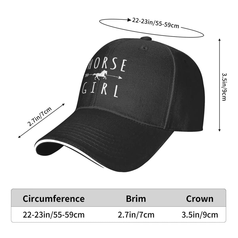 Horse Girl Riders Racer Cap